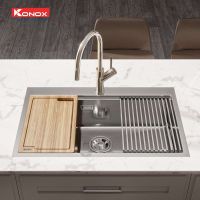 Chậu rửa chén Konox Workstation- Topmount- KN8050TS