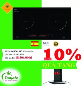 BẾP ĐIỆN TỪ TOMATE TOM 02I-G8 MADE IN EUROPE