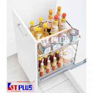 GIÁ GIA VỊ INOX NAN DẸT KITPLUS DS.40
