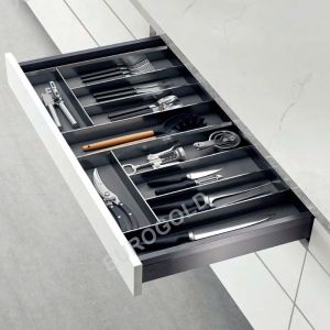 Khay chia thìa nĩa nhôm phay xước ETA175100