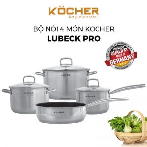 Bộ nồi chảo 4 món Kocher Lubeck pro