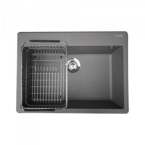 chậu rửa chén konox ruvita 680 grey