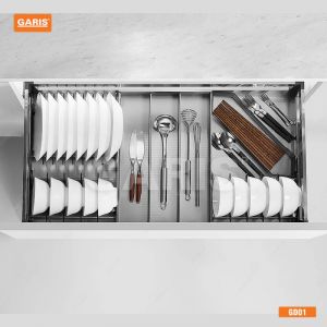 Giá bát đĩa xooong nồi cánh kéo Garis GP01.60