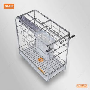 Giá dao thớt chai lọ đa năng cánh kéo GM02.30C